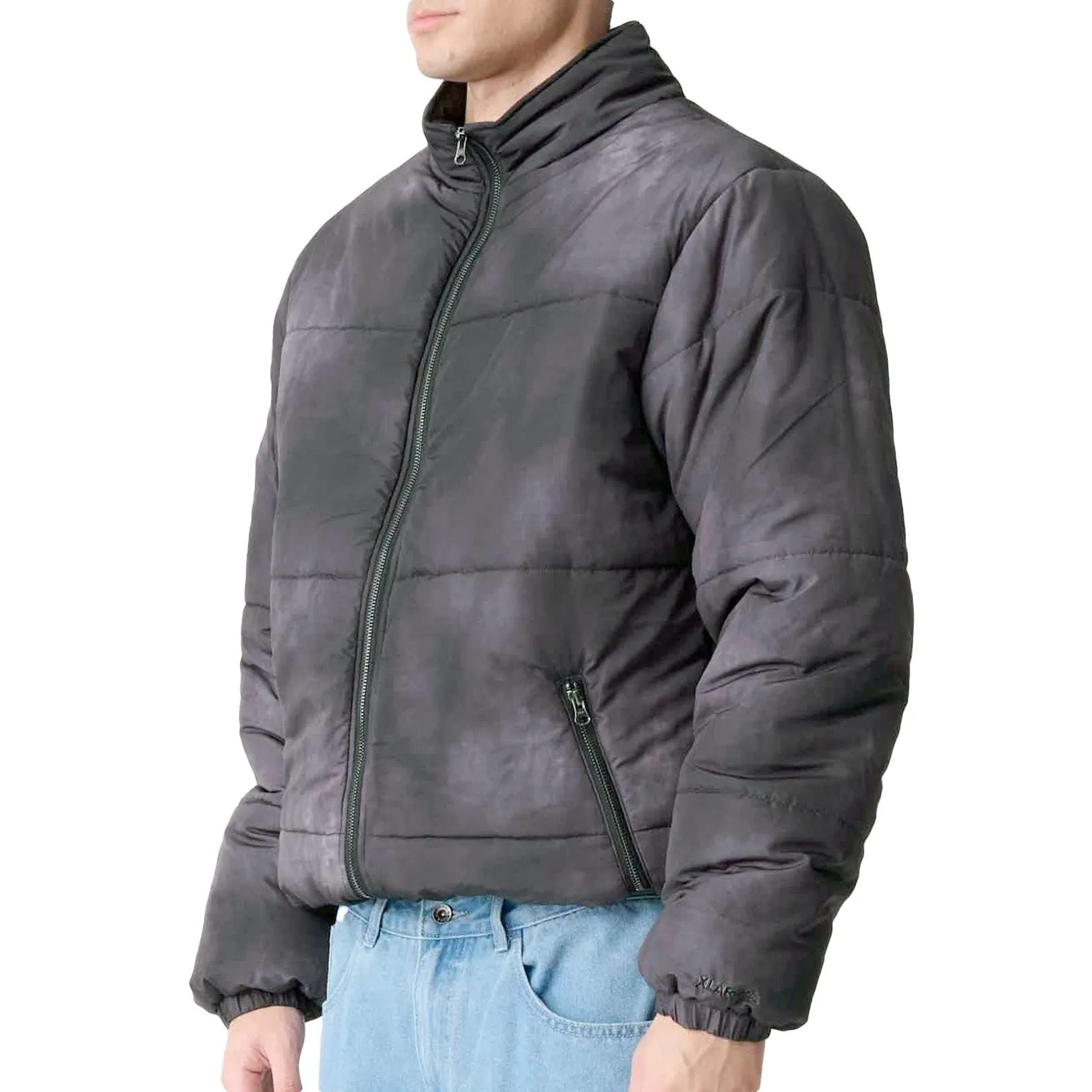 X-Large Wave Dye Puffa Overdyed Black Sale