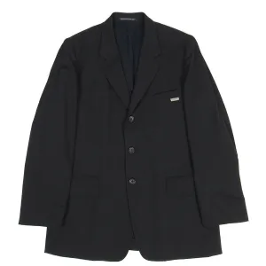 Yohji Yamamoto Black Wool Blazer Size 2