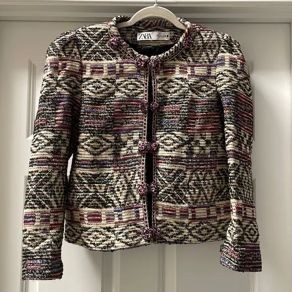 Zara limited edition tweed blazer‎ jacket size small