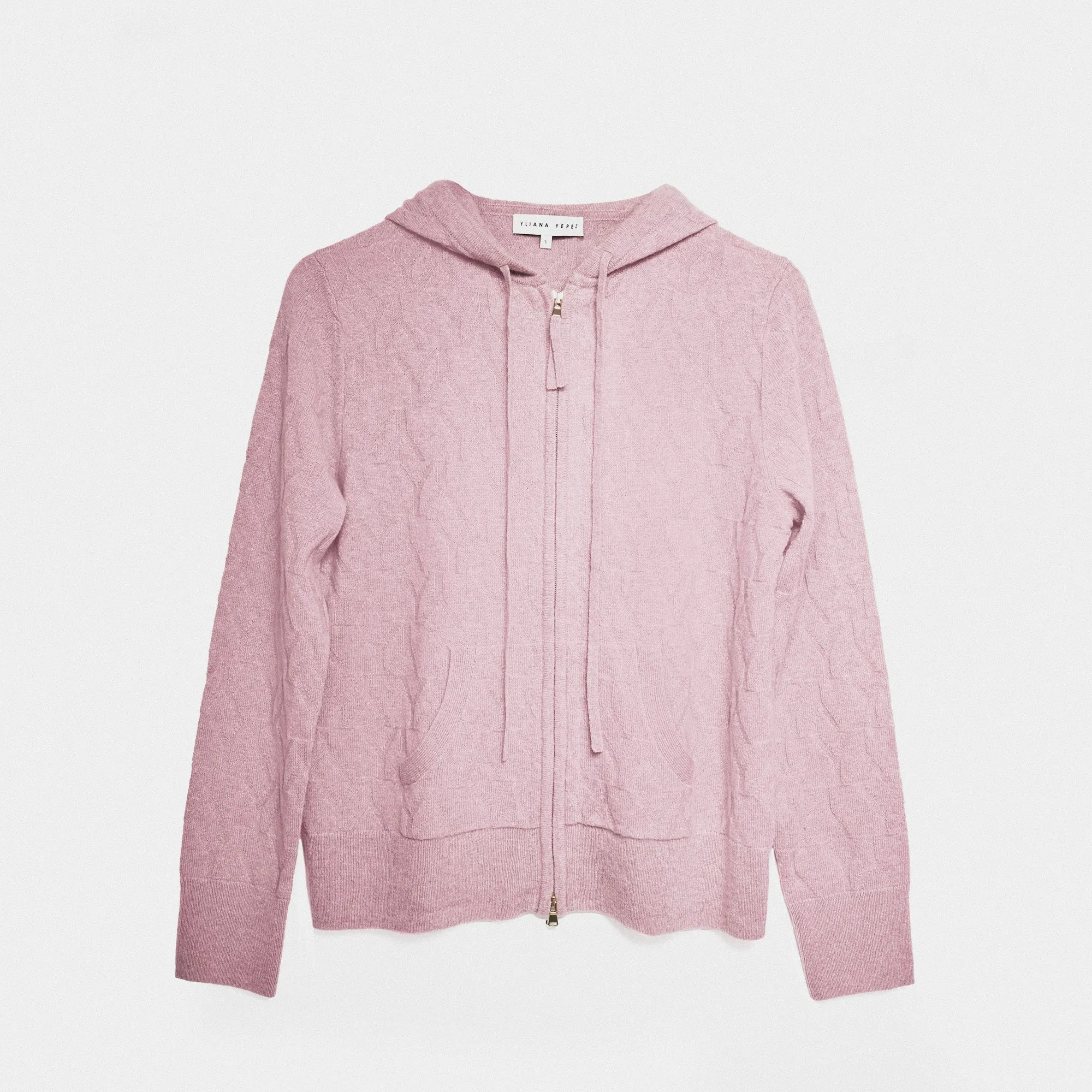 Zip Hoodie Pink YY Logomania